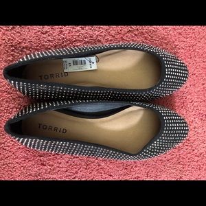 Torrid Embellished Studded Low Dip Flats